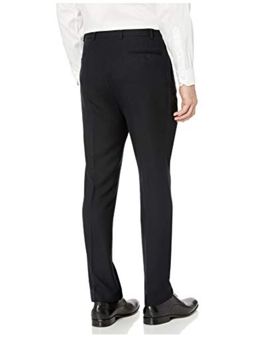 Perry Ellis Men's Two Piece Finished Bottom Slim Fit Suit