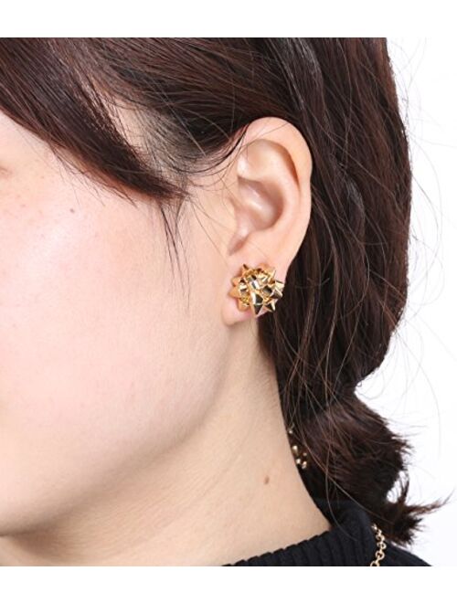 VK Accessories 3 Pairs Christmas Earring Bow Shape Santa Earrings for Women Girls