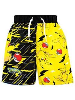 Pokemon Boys' Pikachu Swim Shorts