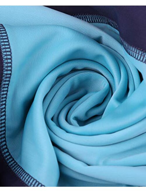 REMEETOU Boys' Rashguard Swim Short Sleeve Shirt,UPF 50 Sun Protective Swimsuit for Youth,Surf Tee for Toddler