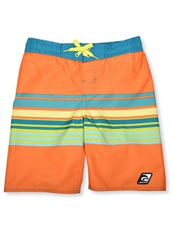 Laguna Boys Wave Print Swim Trunks with UPF 50, Sizes 8-20