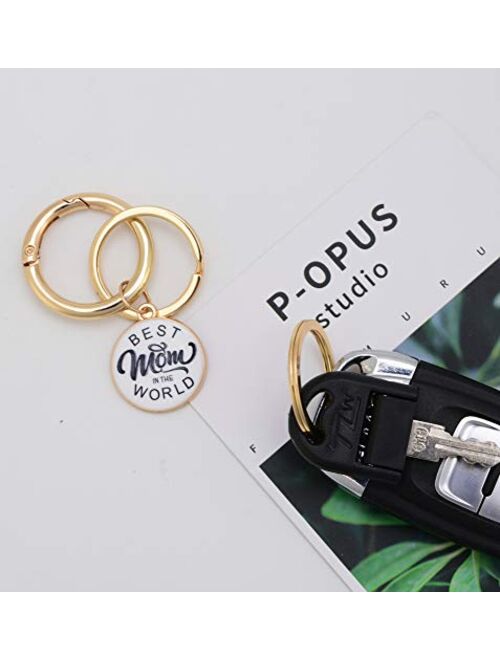 Coolcos Best Mom World Quick Release Key Ring Coolcos Portable Arm Large Wristlet Bangle Bracelet Keychain