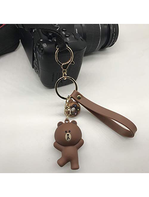 Silver Jooks 1pcs Cat Key Chain Cute Animal Keychain Alloy Bag Charm Pendant Keyring Girls Gift by TheBigThumb