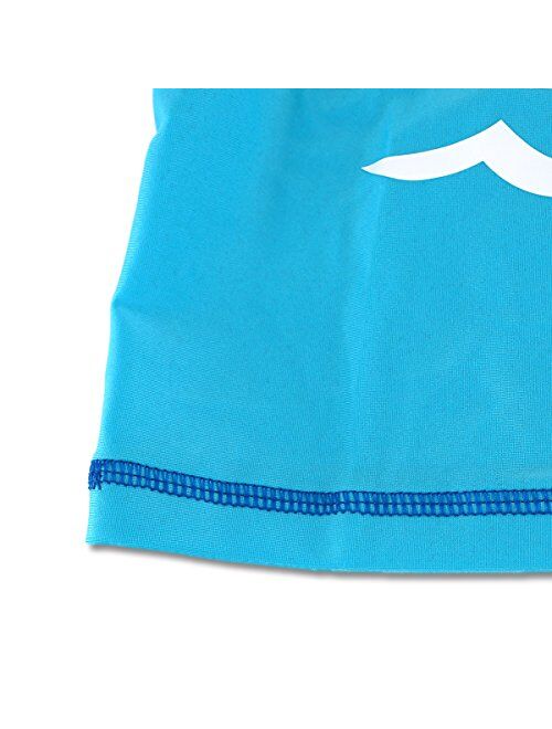 Boys Two Piece Rash Guard Swimsuits Kids Sunsuit Swimwear Sets UPF 50+