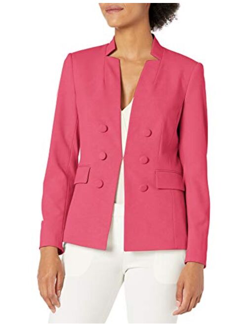 Tahari ASL Women's Faux Double Breasted Jacket