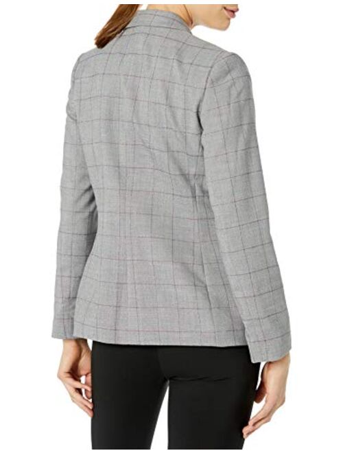 Tahari ASL Women's 2 Button Roll Sleeve Jacket