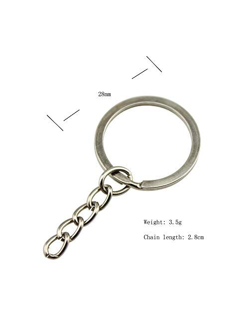 WYSIWYG 3 Pieces Key Chain Women Key Rings Car Keychain for Keys Elephant 54x47mm