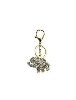 Elephant Keychain keyrings Animals key chain Jewelry for Women Girls Bag Pendant Charms Gift