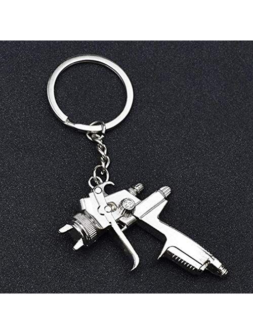 JZYZSNLB Keychain 1pc Creative Keychain Car Paint Painter Spray Keyring Model Key Chain Alloy Party Gift Pendant