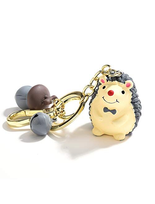 JZYZSNLB Keychain Small Keychain Cute Key Ring Car Bag Exquisite Small Pendant Couple Keychain (Color : Purple)