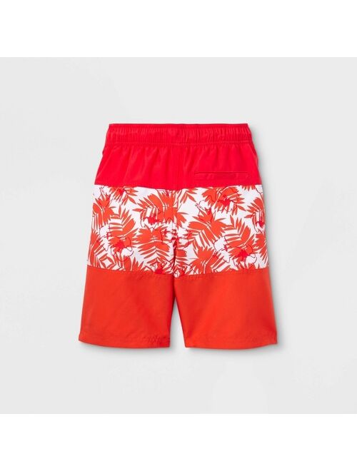 Boys' Colorblock Swim Trunks - Cat & Jack™ Orange