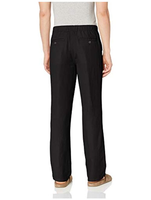 Amazon Essentials Men's Classic-fit Flat-Front Linen Pant