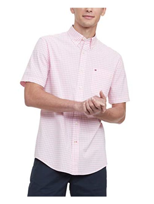 Tommy Hilfiger Men's Short Sleeve Button Down Shirt in Classic Fit