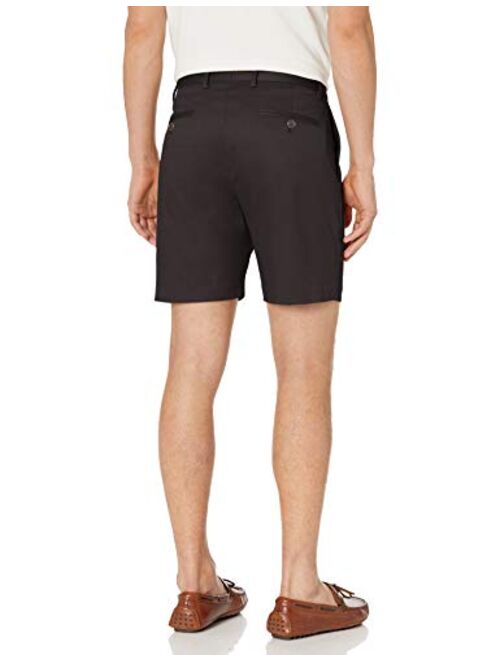 Amazon Brand - Buttoned Down Men's Slim Fit Flat Front 7" Inseam Chino Short, Supima Cotton Non-Iron