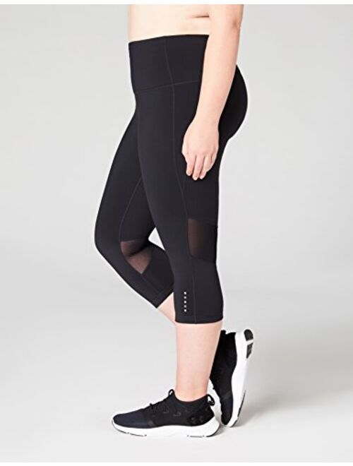 Amazon Brand - Core 10 Women's (XS-3X) 'Build Your Own' Onstride Run Capri Legging - 19"