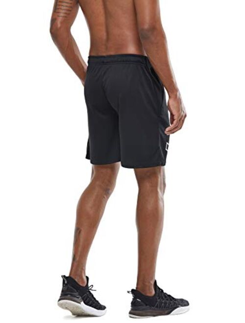 G Gradual Men's 7" Workout Running Shorts Quick Dry Lightweight Gym Shorts with Zip Pockets