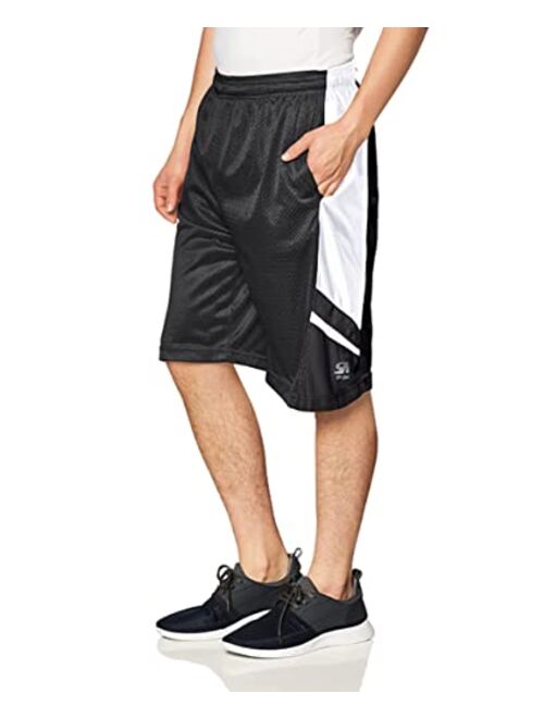 Southpole Men's Basic Basketball Mesh Shorts