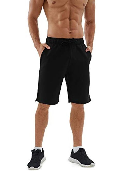 icyzone Athletic Shorts for Men - Workout Running Gym Lounge Jogger Shorts with Pockets