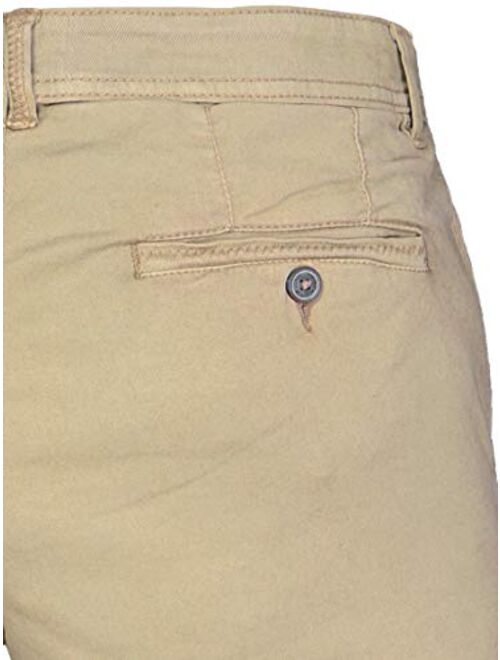 Azana Men's Modern Fit Chino Short Casual Athletic and Quality Cotton Beige Color