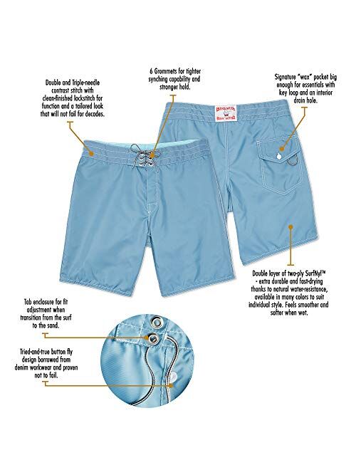 Birdwell Men's 310 Nylon Board Shorts, Short Length