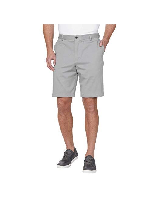 IZOD Mens Saltwater Flat Front Stretch Chino Shorts