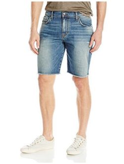 Men's Brixton Straight   Narrow Denim Short Jean in Dunn