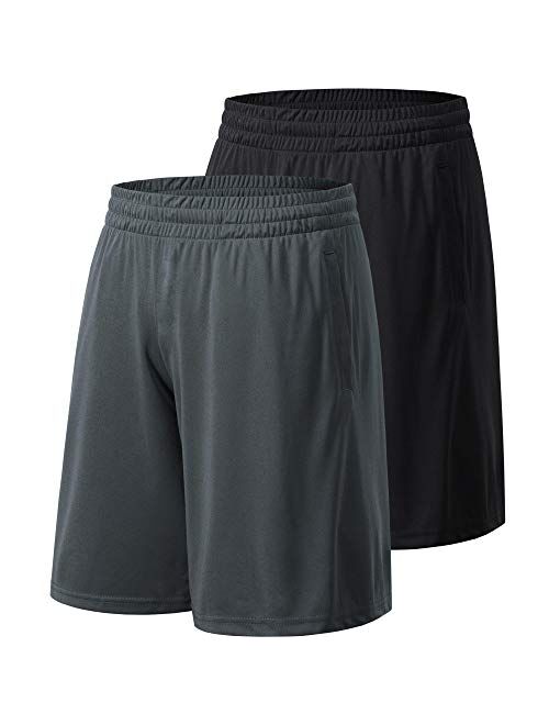 Profectors Athletic Workout Shorts for Men with Pockets Quick Dry Activewear