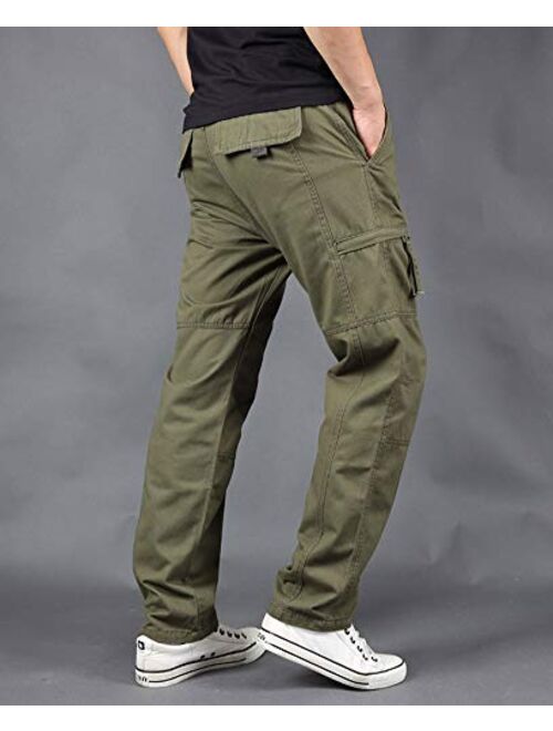 Elastic Waist Relaxed Fit Buckle Cargo Jogger | boohooMAN USA