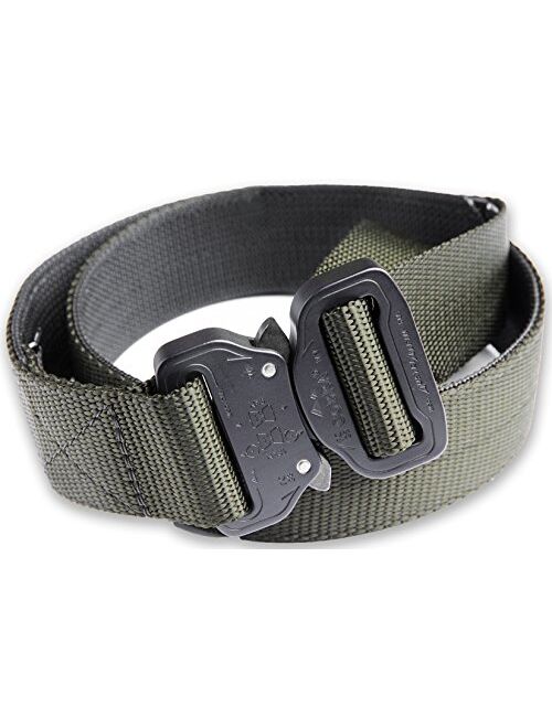 Klik Belts Tactical Belt –2 PLY 1.5 Nylon Heavy Duty Belt Quick Release Cobra Buckle Unisex