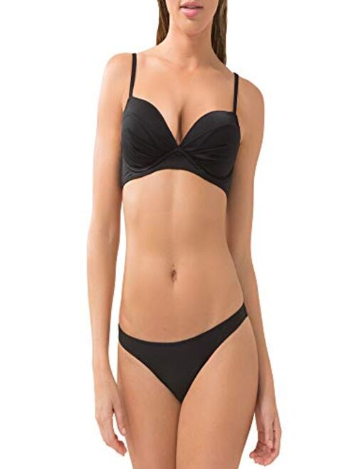Smart & Sexy Women's Swim Secret Convertible Push-up Bikini Top