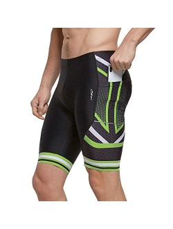 Men's Cycling Shorts 4D Padded Bicycle Riding Bike Pants Pockets UPF50  Road Bike Cycle Shorts