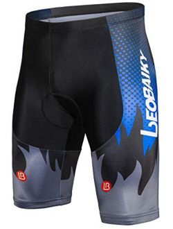 Cycorld Men's-Cycling-Shorts Padded-Bike-Shorts 4D Bicycle Riding Pants Biking Cycle Tight Breathable