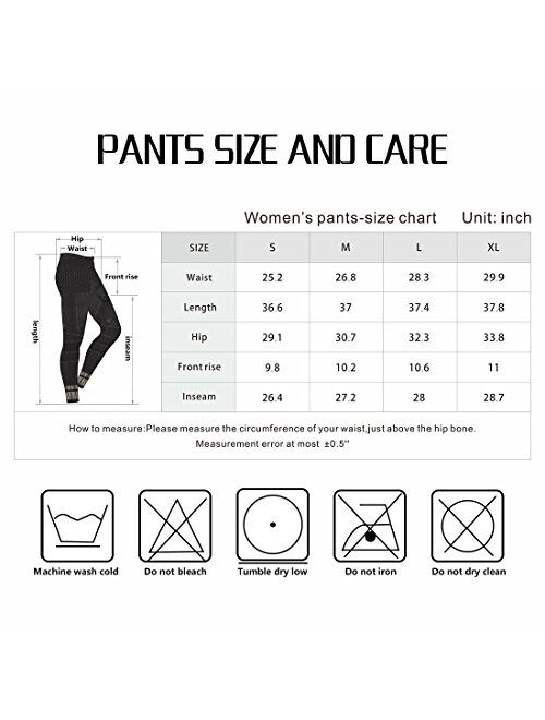 Chisportate High Waist Yoga Pants, Tummy Control Workout Pants for Women Super Soft Capri Leggings