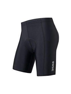 Triathlon Shorts, Men’s Tri Shorts, Padded Reflective Logo Pockets, for Training
