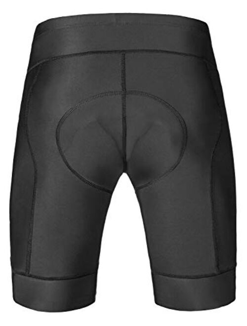 Przewalski Men's Cycling Bike Shorts 4D Padded Bicycle Riding Pants Tights, Anti-Slip Design, Breathable & Comfy