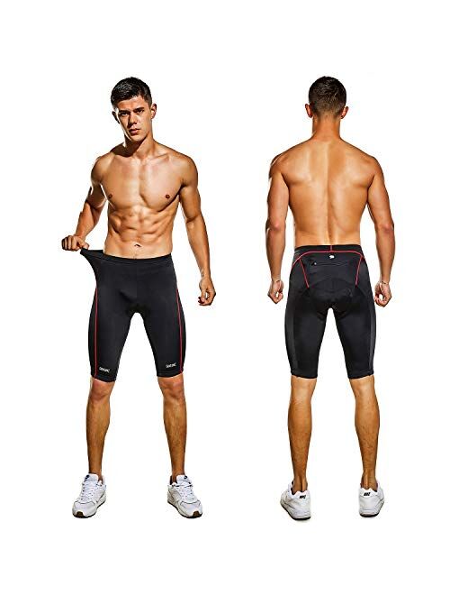 Men's Cycling Shorts,Padded Bicycle Riding Pants,Biking Clothes Bike Tights