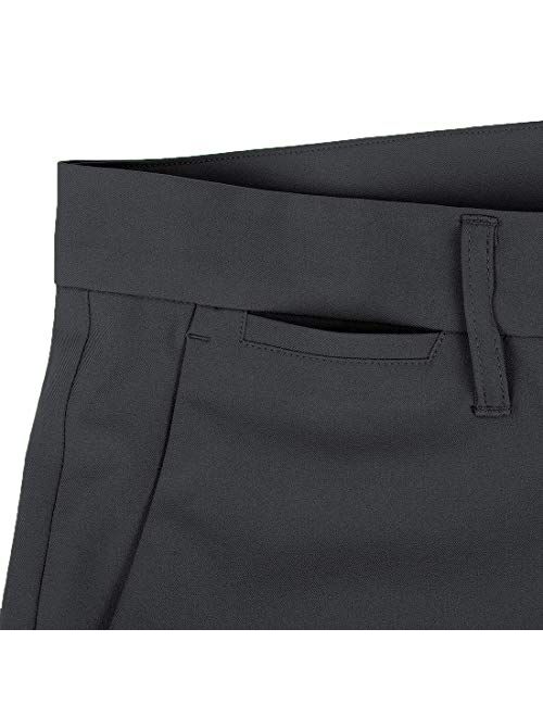 Men's Golf Shorts Khaki Stretch Tech Light Relaxed Fit Plaid Quick Dry Twill Short