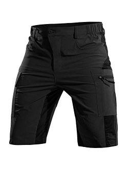 Cycorld Men's-Mountain-Bike-Shorts MTB-Shorts-for-Men Quick Dry Lightweight with Pockets Cycling Riding Biking Baggy Shorts