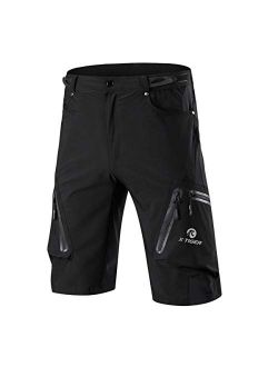 X-TIGER Mens Mountain Bike Shorts,Cycling MTB Cargo Shorts with 7Pocket,Loose-Fit Quick Dry