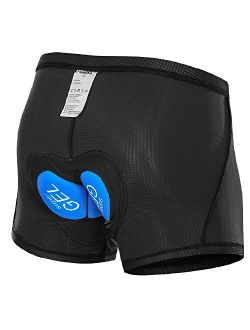 Lixada Men's Cycling Shorts 3D Padded MTB Bicycle Bike Underwear Shorts Breathable Quick Dry Shorts (Optional)