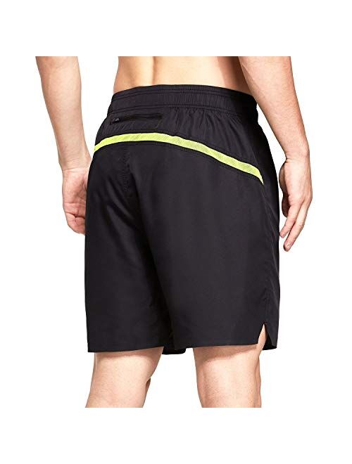 BALEAF Men's 7 Inches 2 in 1 Running Workout Shorts Quick Dry Lightweight Athletic Shorts Liner Back Phone Pocket