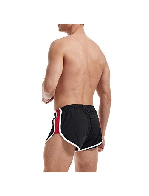 AIMPACT Mens Running Short Shorts Sexy Lounge Booty Shorts with Side Split