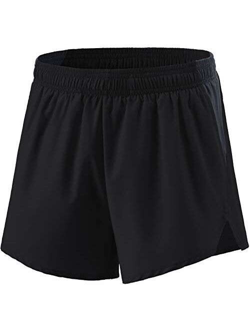 TSLA Men's Active Running Shorts, Training Exercise Workout Shorts, Quick Dry Gym Athletic Shorts with Pockets
