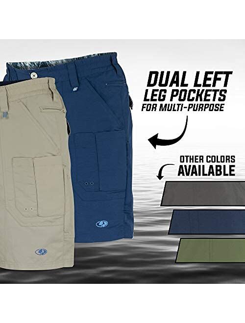 Mossy Oak XTR Mens Fishing Shorts Quick Dry & Wicking Shorts