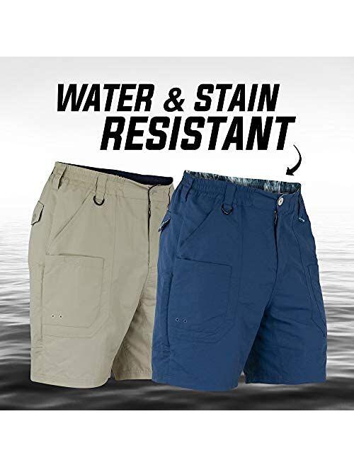 Buy Mossy Oak XTR Mens Fishing Shorts Quick Dry & Wicking Shorts online
