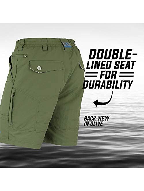 Buy Mossy Oak XTR Mens Fishing Shorts Quick Dry & Wicking Shorts