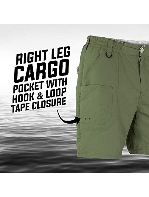 Mossy Oak XTR Mens Fishing Shorts Quick Dry & Wicking Shorts