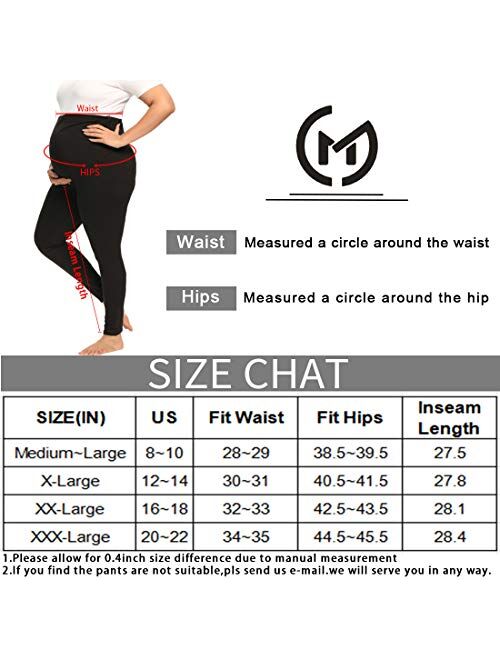 CGM Maternity Leggings over the Belly Maternity Yoga Pants Pregnancy Leggings for Mother Full Length Fit