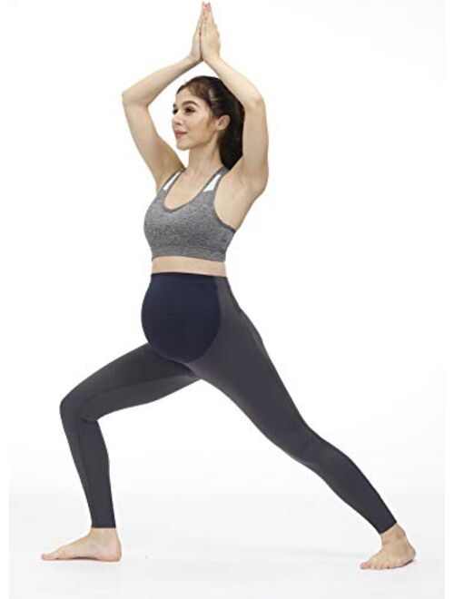 HOFISH Women's Ultra-Soft Thermal Bottom Underwear Stretchy Maternity Long Leggings Yoga Pants for Pregnancy