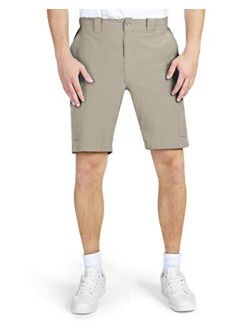 Outdoor Ventures Men's Hiking Shorts Quick-Dry Cargo Shorts for Fishing, Travel Taupe